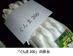 「ぐんま200」の原糸